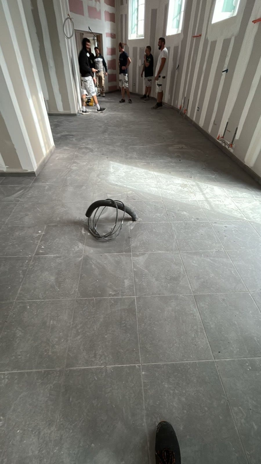 Équipe Travaux Centre sur chantier